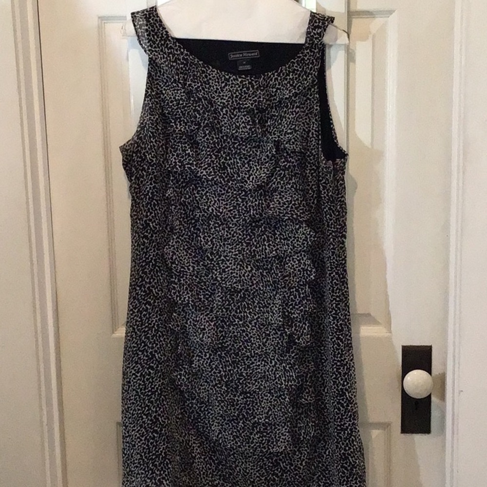 Charming Black and White Dress